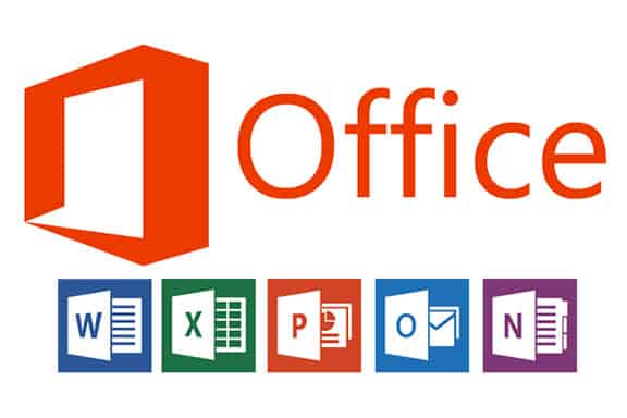 Office 365 logo with apps shortcuts