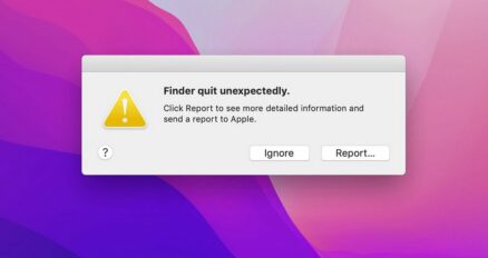 Software crash quit unexpectedly